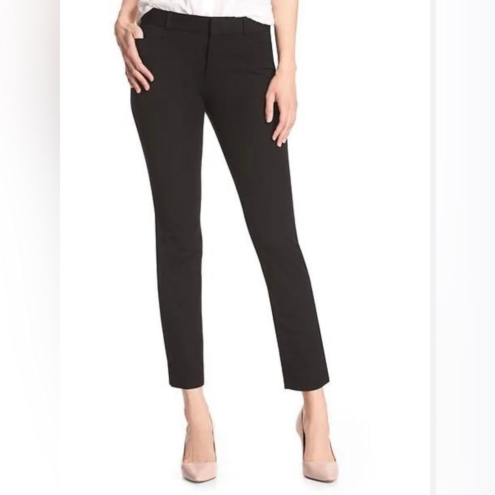Banana Republic Sloane Black Pants, 0P